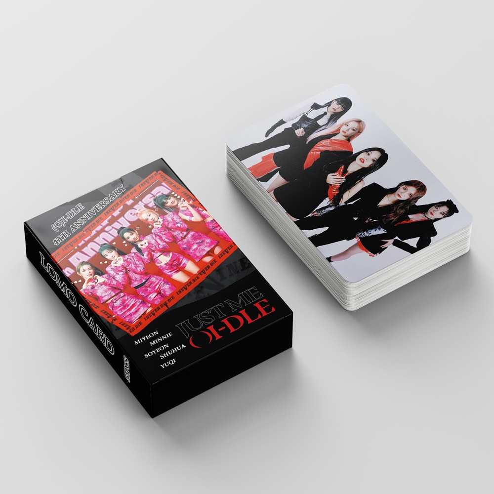 Hộp 55 ảnh thẻ GIDLE《just me I-DLE》 Photocard I-DLE I NEVER DIE Lomo Card