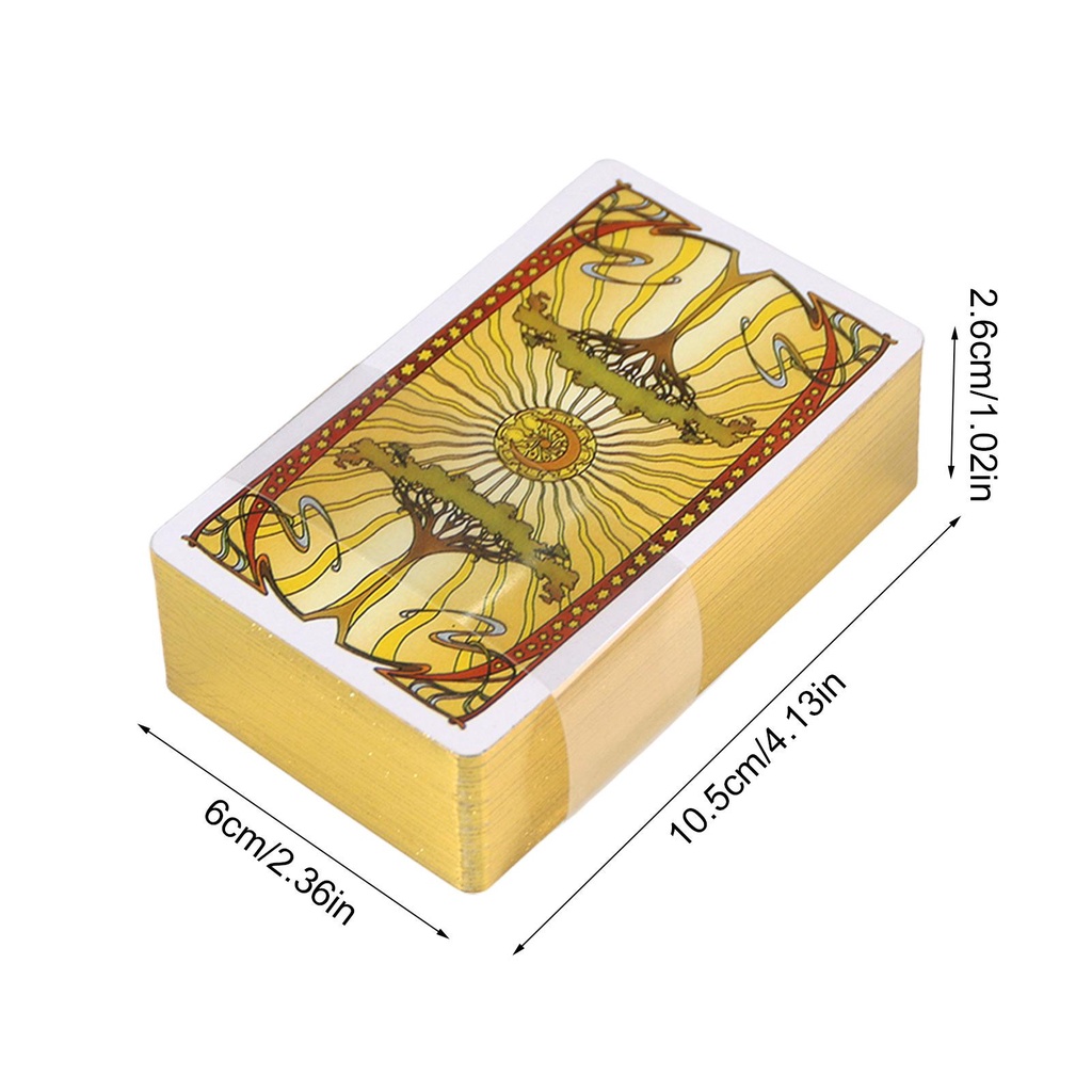 Bộ Bài Tarot 78 Lá Kèm Sách Hướng Dẫn Cho Người Mới Bắt Đầu