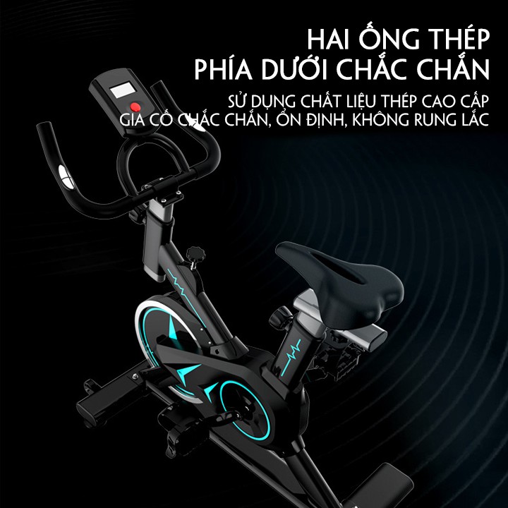 Xe đạp thể dục KoreT86 tại nhà xe đạp tập gym từ tính động cơ im lặng gấp gọn tiện lợi