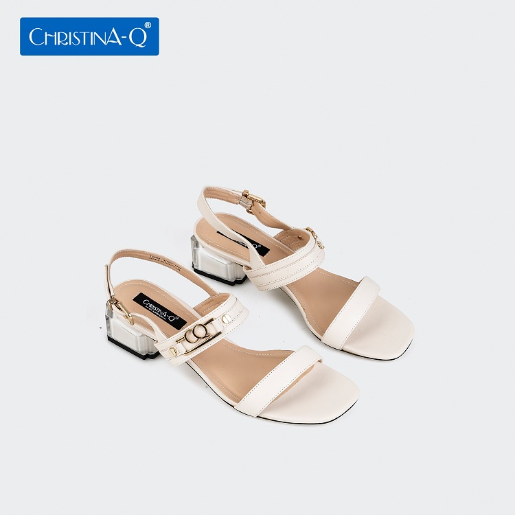 Giày Sandals Nữ Gót Dạng Khối ChristinA-Q XDN263