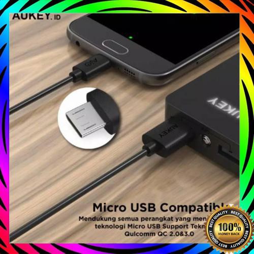 Set 5 Dây Cáp Sạc Micro Usb Màu Đen Aukey Cb D5