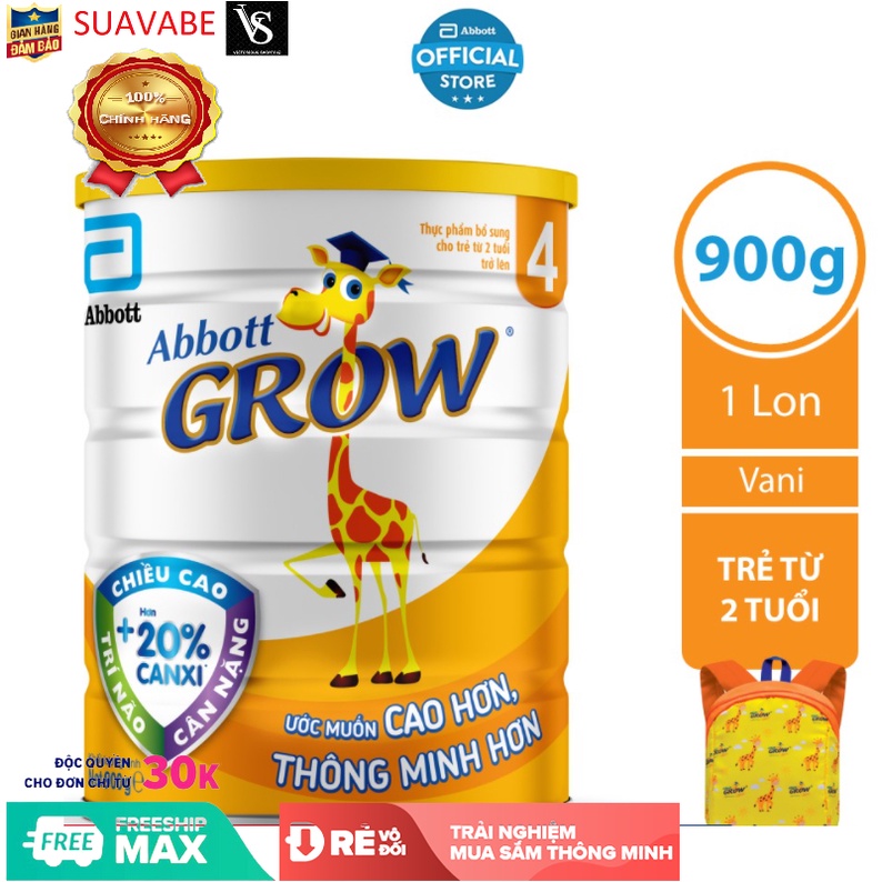 Sữa bột Abbott Grow 4 900g