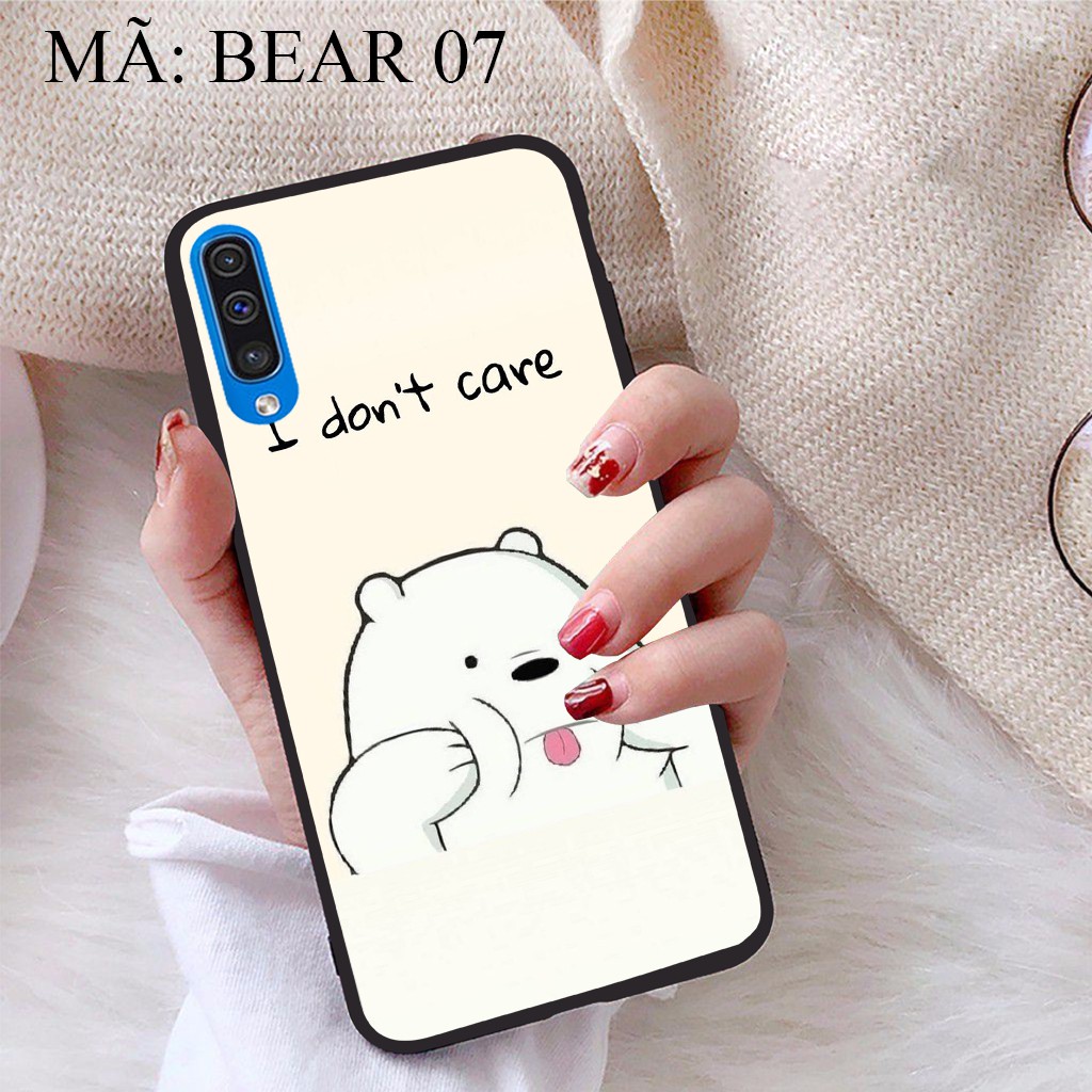 Ốp lưng Samsung A50 viền dẻo TPU BST Gia Đình Nhà Gấu