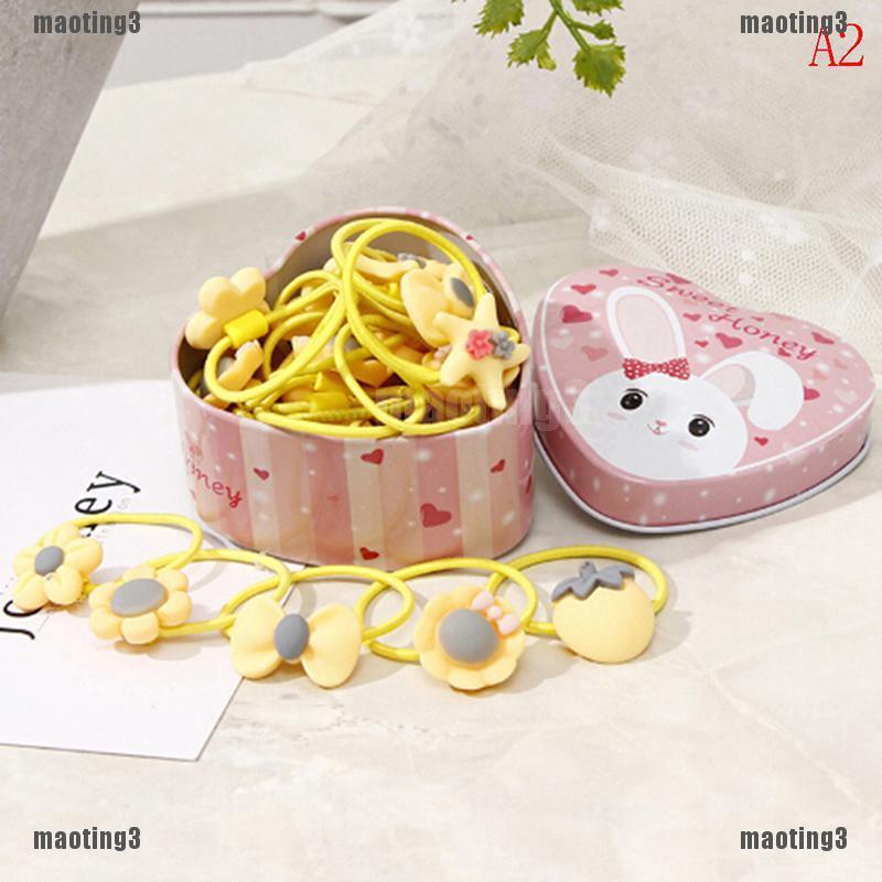 ❤Bộ 20 Dây Cột Tóc Dễ Thương Cho Nữ