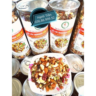 500G GRANOLA SIÊU HẠT - ĂN KIÊNG, GIẢM CÂN (KHÔNG CÓ ĐƯỜNG)