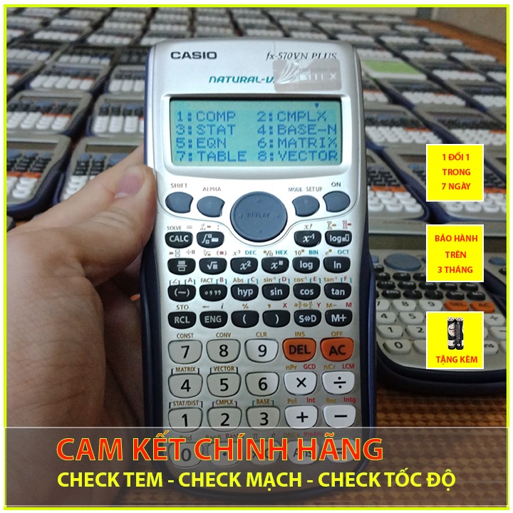 Máy tính CASIO 570VNPLUS (SOI TEM BẰNG LASER)| CASIO 570VNPLUS CŨ CHÍNH HÃNG