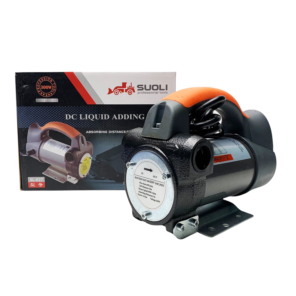 Máy bơm dầu SOULI, bơm nhớt, diezel , thủy lực , mini 12v, 24v, 220v, motor lõi đồng lưu lượng 40L/phút