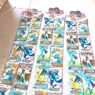 Thẻ bài Pokemon dây ( dây 12 gói_8thẻ/gói)
