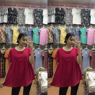 Áo bầu GE chất lụa