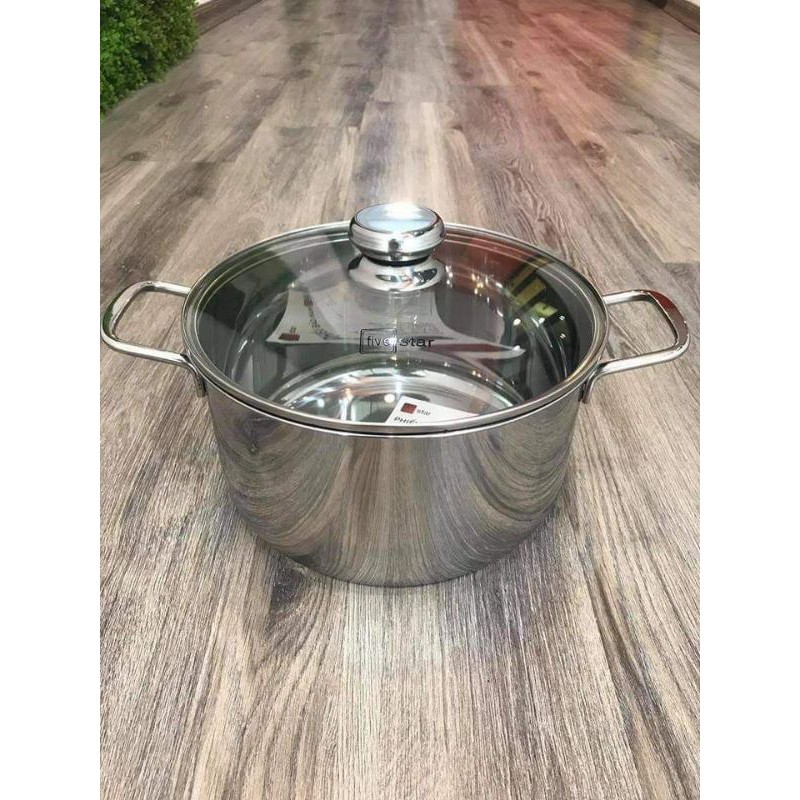 Nồi 3 đáy sandwich inox 430 FiveStar Standard bếp từ 20cm