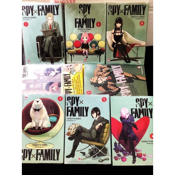 sổ tay spy x family nguyên seal + standee