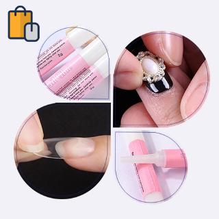 Bộ 2 lọ keo để dán kim tuyến đá trang trí móng tay tiện lợi và bền