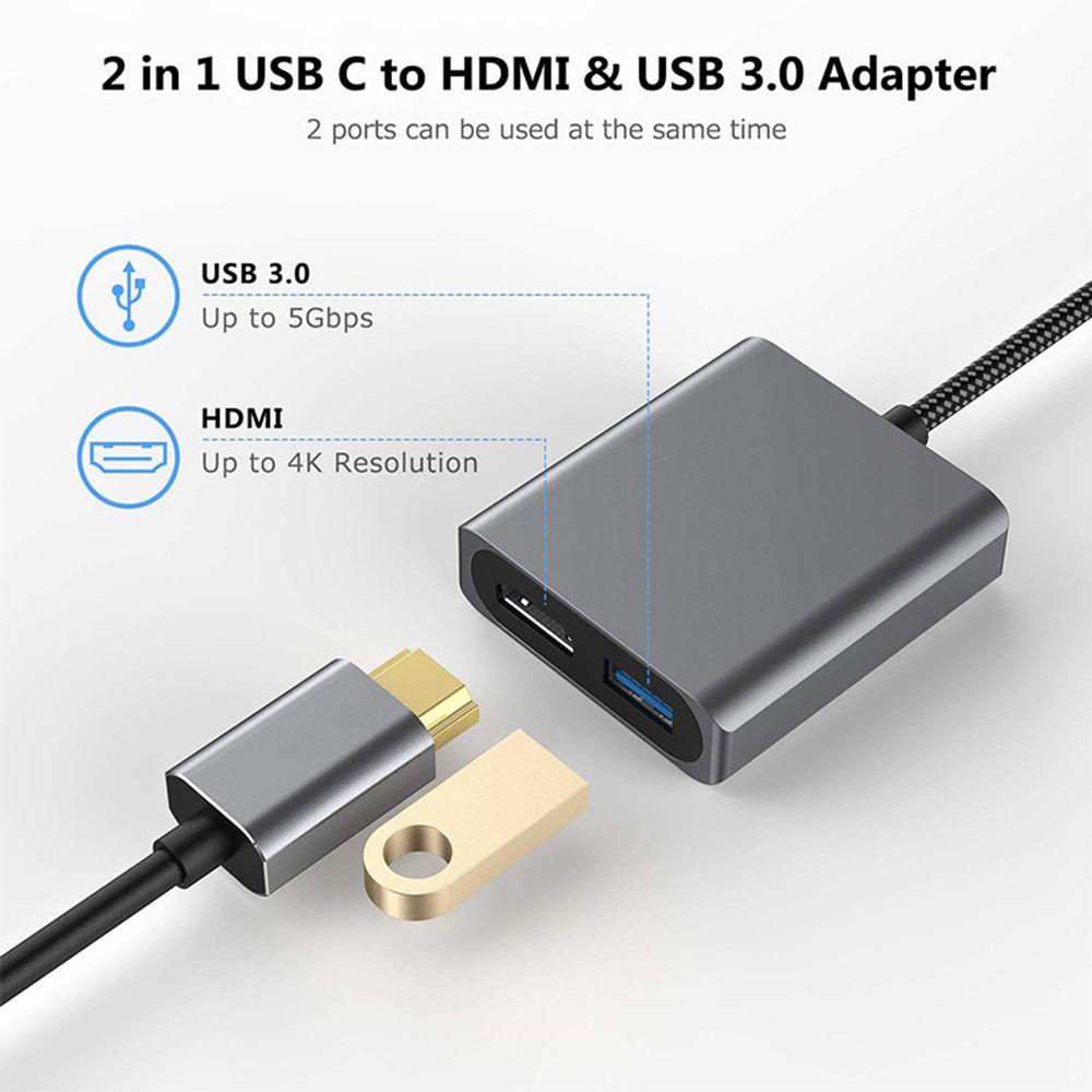 BEBETTERM Bộ Chia Cổng USB 3.0 HUB 4k UHD Cho TV