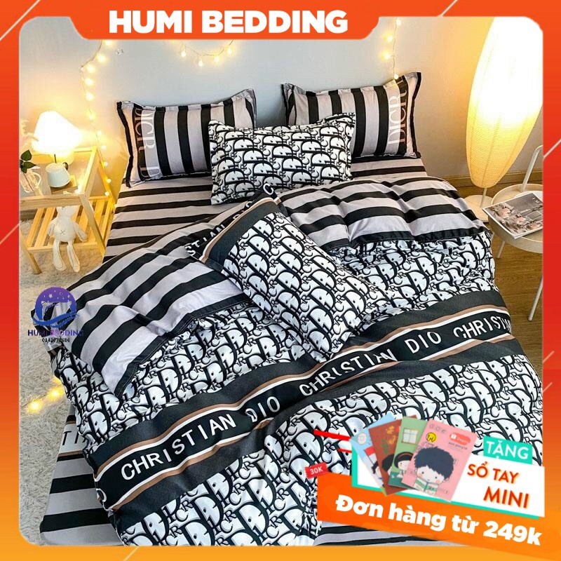 BỘ CHĂN GA GỐI POLY COTTON CHRISTIAN Dior - Bộ Chăn Ga Gối 5 Món Cao Cấp | BigBuy360 - bigbuy360.vn