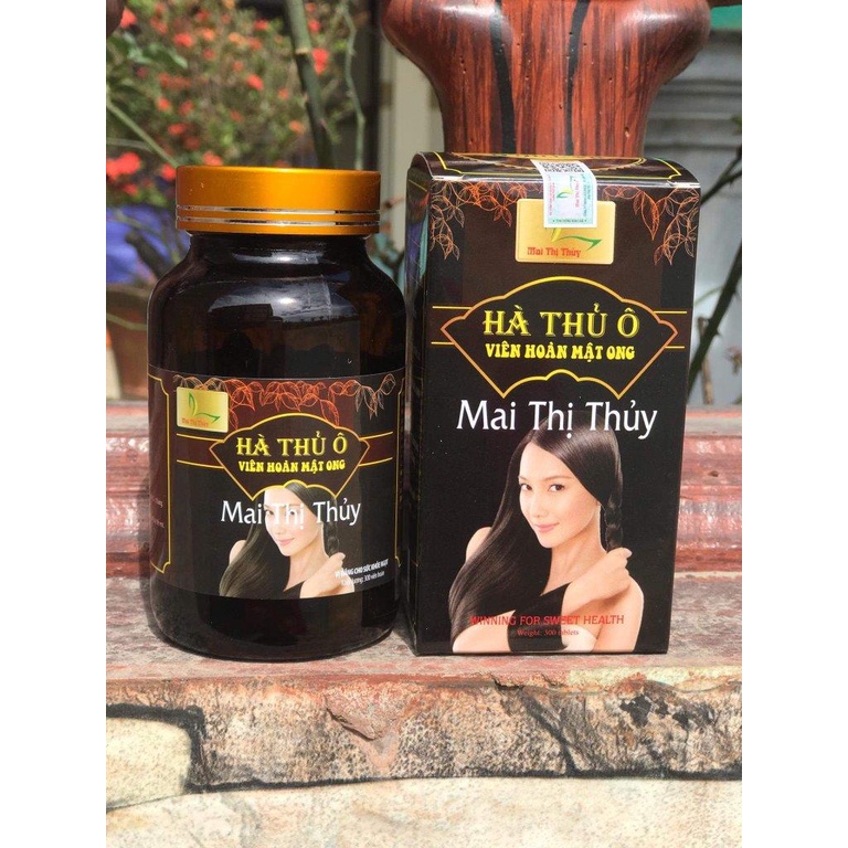 [CHÍNH HÃNG 100%] Hà Thủ Ô Viên Hoàn Mật Ong Mai Thị Thủy Hộp 300 Viên