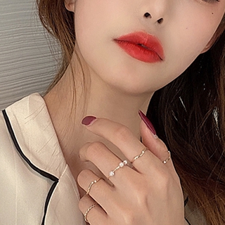 Combination Set Ring Female Simple and Versatile Index Finger Ring Sweet Ring Ring YKD
