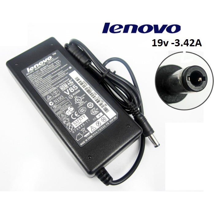 Sạc Laptop lenovo 19V - 3.42A Chân thường