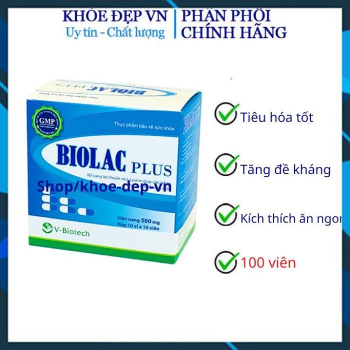 Men tiêu hóa Biolac Plus tăng cường hệ tiêu hóa , giảm đau bụng đầy hơi
