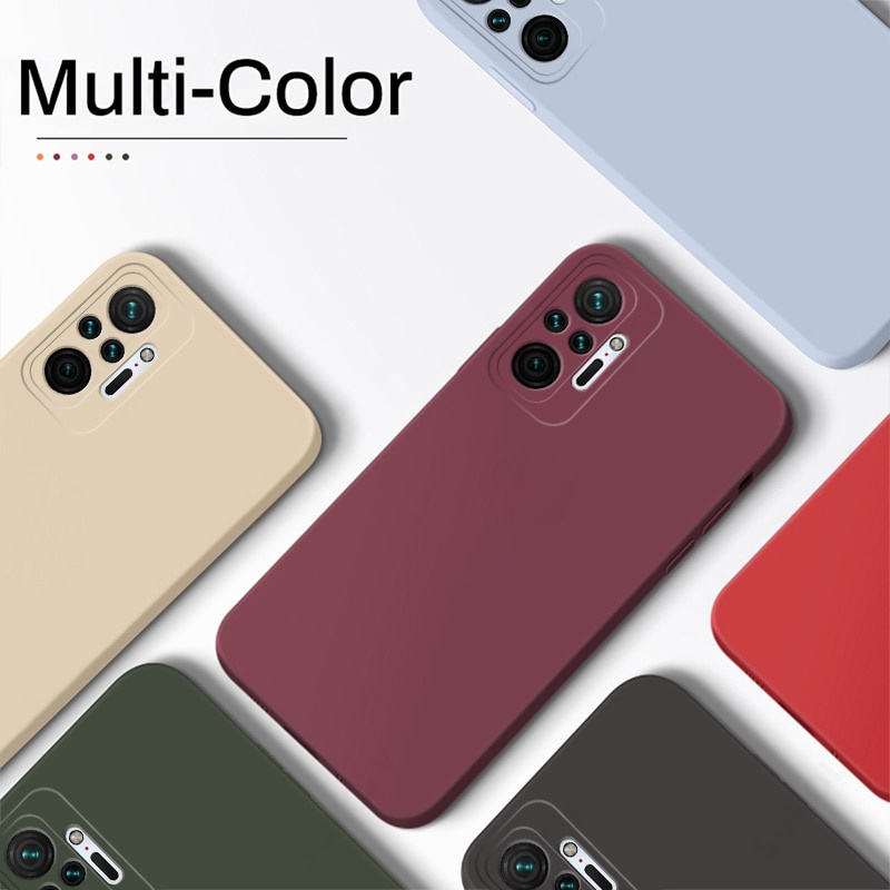 Ốp điện thoại silicon dẻo mềm bảo vệ camera dành cho Xiaomi Mi Poco X3 F3 Gt M3 Pro 5g Redmi Note 10s 10 Pro