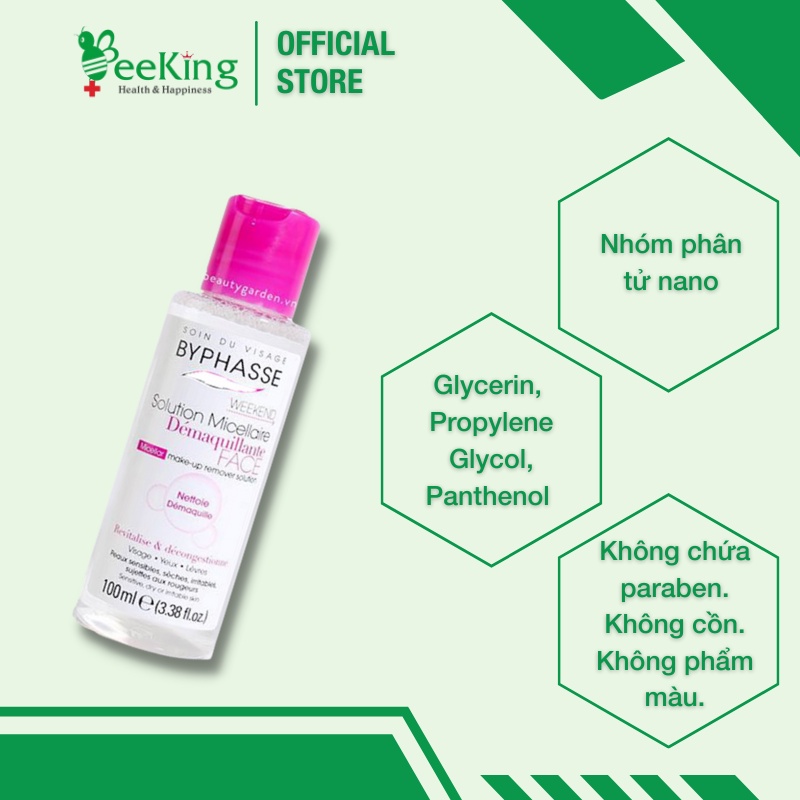 Nước Tẩy Trang Byphasse An Toàn Cho Mọi Loại Da 100ml | BigBuy360 - bigbuy360.vn