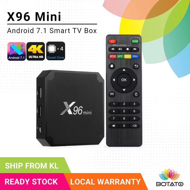 Đầu Tv Box X96 Mini Android Smart Tv Box Players