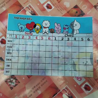 Thời khóa biểu Nhóm nhạc Nam Hàn Quốc