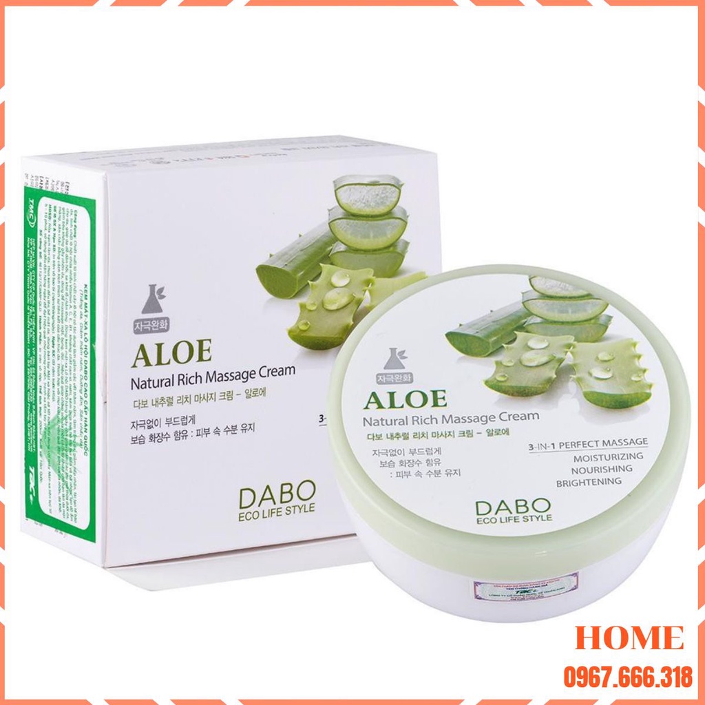 Kem massage Dabo Lô Hội Hàn Quốc 200ml