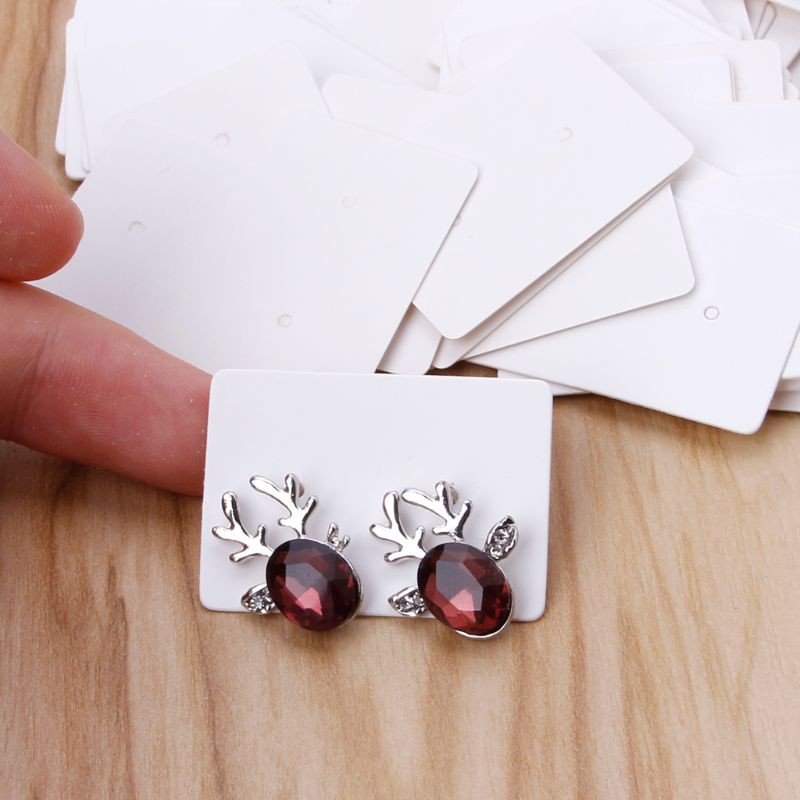 Set 100 Thẻ Giấy Trưng Bày Hoa Tai