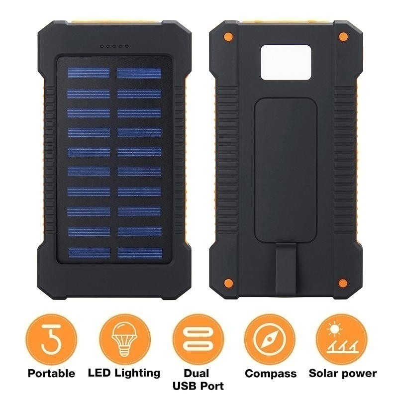 Sạc Dự Phòng 50000mah Sử Dụng Năng Lượng Mặt Trời - Hàng chính hãng - Thương hiệu  chống nước, chống sốc