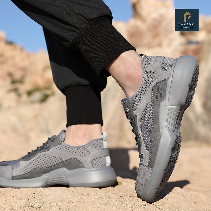 Giày Bảo Hộ Lao Động Kanto 638 Siêu Nhẹ, Mũi Thép, Đế Chống Đinh, Đế Đúc Nguyên Khối, Giày Bảo Hộ Nam [Có Video Thực Tế] | BigBuy360 - bigbuy360.vn