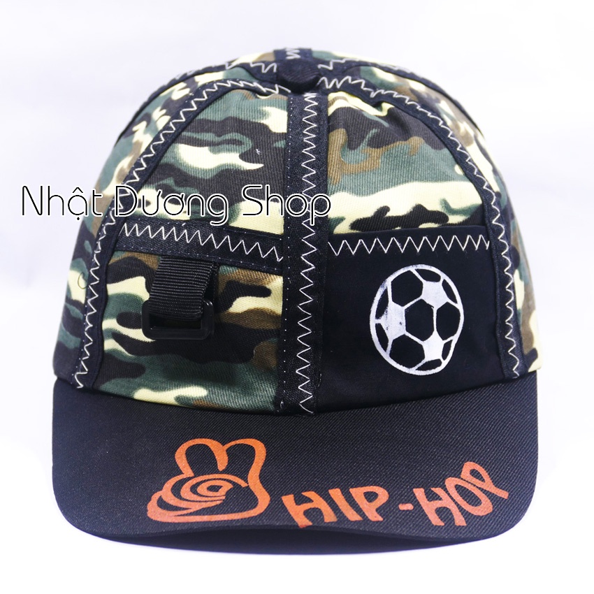 [ Hình thật ]Nón hiphop Răn ri nhí cho trẻ em- Chất liệu vải Cotton cao cấp tạo cảm giác êm ái cho bé
