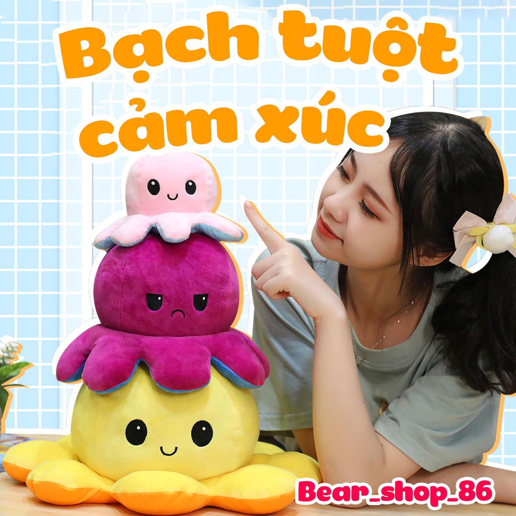 Bạch tuộc cảm xúc (mực cảm xúc) (size nhí, size to xem trang shop)