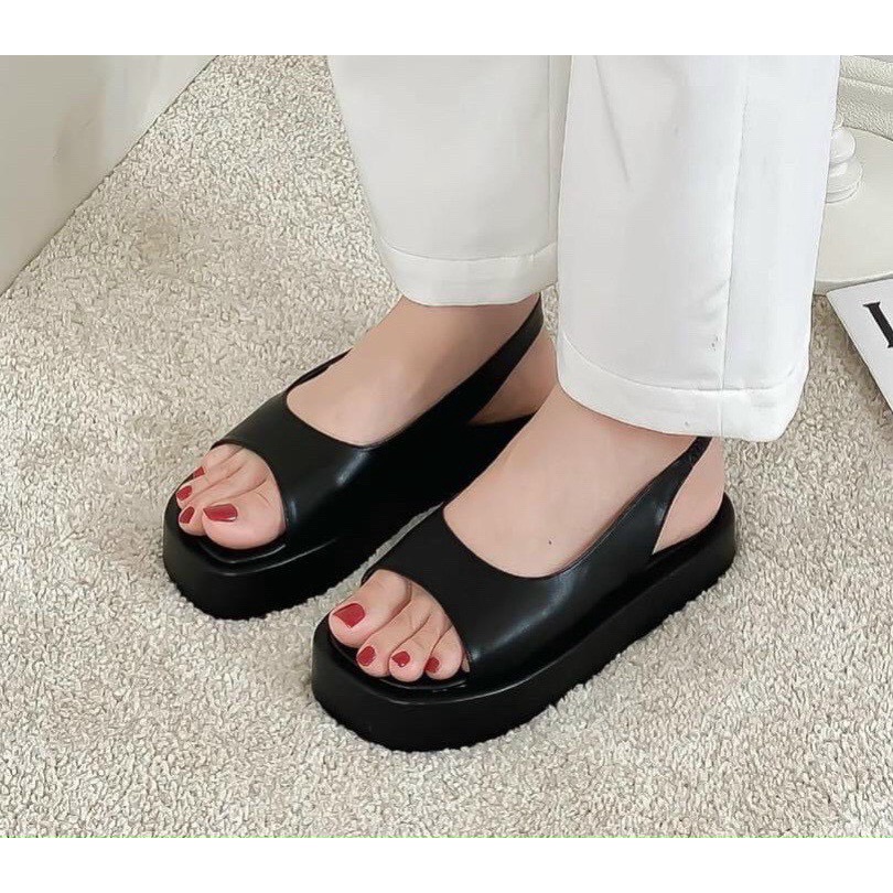 Sandal Nữ,Xăng Đan Cao Su Đế Dày Thời Trang Dành Cho Nữ Đế Bánh Mì Siêu Hot Cực Xinh Nhẹ Mang Êm Chân...