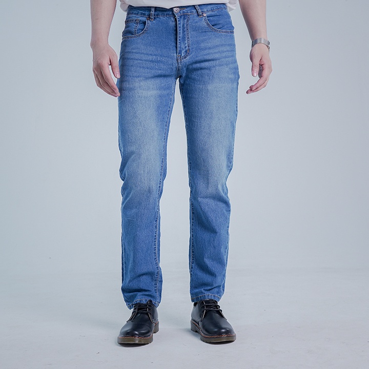 Quần Jean Nam H90 Chất Bò Giấy Cao Cấp, Co Giãn Cực Thoải Mái, Không Xù Lông, Không Bai Gião HTRJ011-01