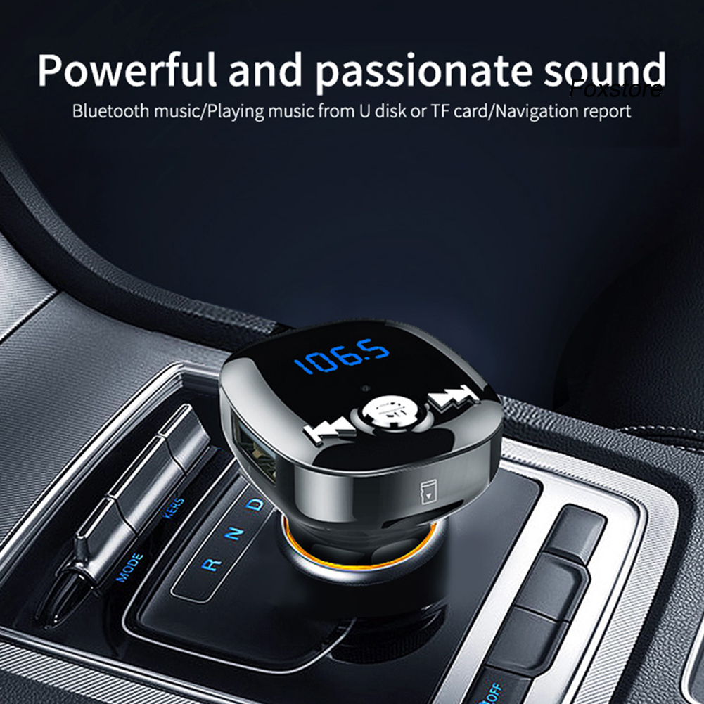 FS Thiết Bị Chuyển Đổi Bc40 Bluetooth 5.0 Tích Hợp Đài Fm Chuyên Dụng Cho Xe Hơi