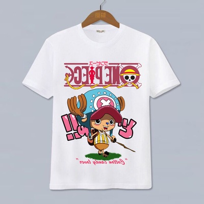 Áo Thun Tay Ngắn Dáng Rộng In Hình Nhân Vật Luffy Zoro Chopper ACE Trong Anime ONE PIECE Cỡ 3 Thời Trang Cho Nam Và Nữ