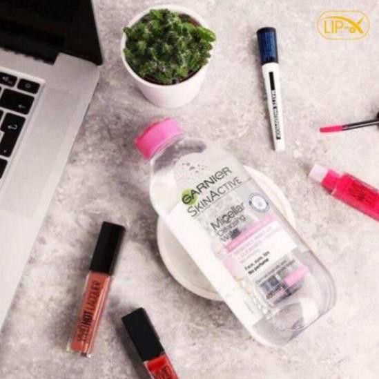 Nước tẩy trang Garnier Nga 400ml nắp hồng nhạt | BigBuy360 - bigbuy360.vn