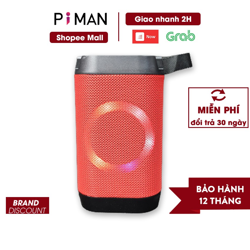 Loa Bluetooth Mini Piman Không Dây Xách Tay Nghe Nhạc Hay Âm Thanh Chất thumbnail