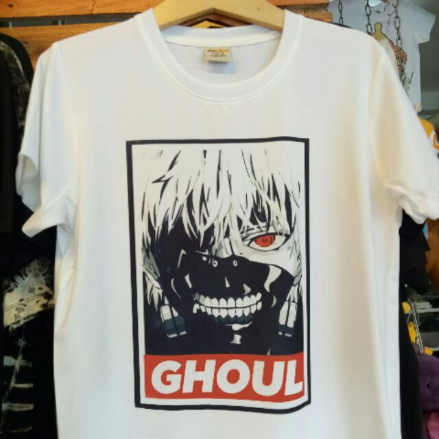 Áo Thun Ken KanekI Tokyo Ghoul Ngạ Quỷ Vùng Tokyo Áo Anime Vải Thái