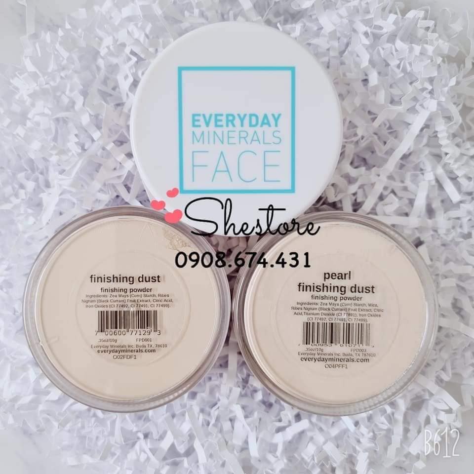 Phấn phủ bột EM Everyday minerals Finishing powder 10gr