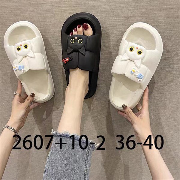 Dép bánh mỳ nữ, dép quai ngang HOẠT HÌNH CHUỘT, MÈO, GẤU siêu đáng yêu Có Ảnh Thật Hàng Đẹp Đủ Size Cho Nữ