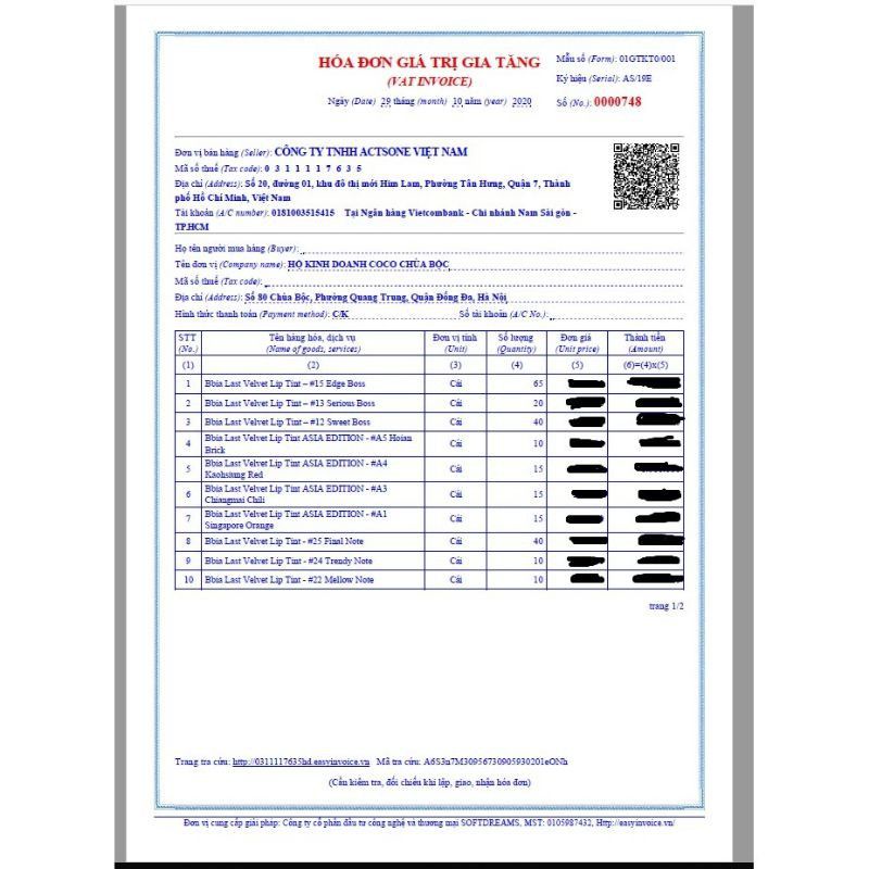 Son bbia đỏ nâu sẵn các màu hot 02 03 12 14 15 24 25 38 hàng handmade