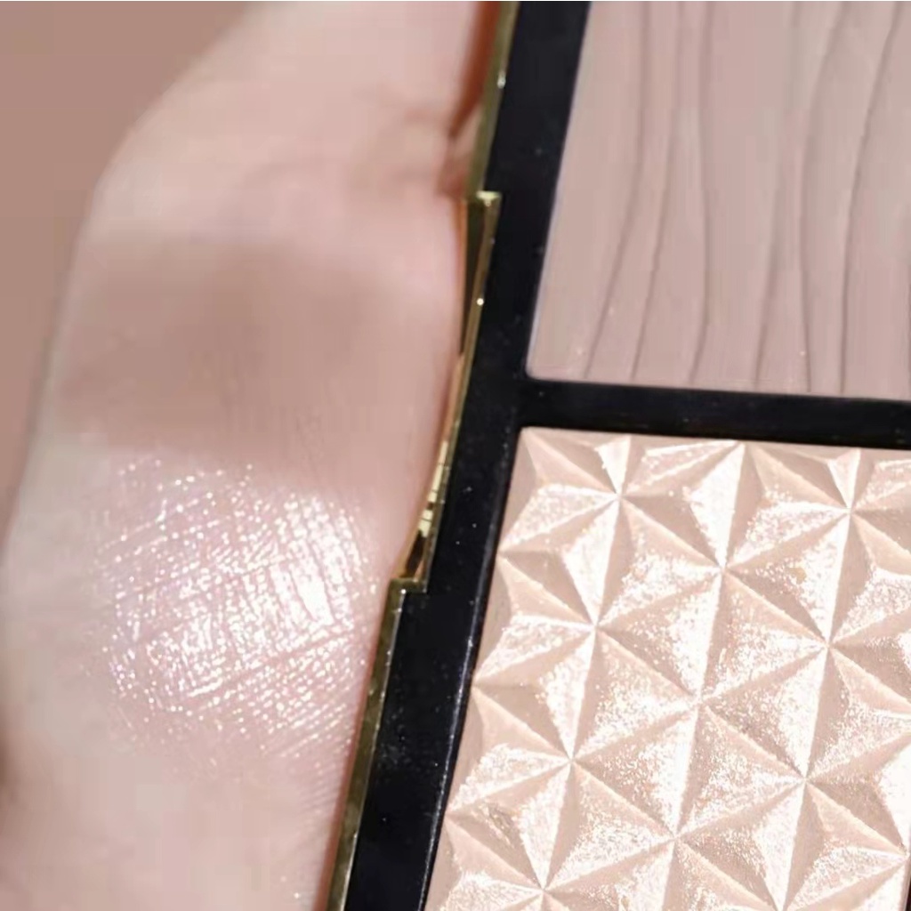 Bảng Phấn Bắt Sáng Tạo Khối Hai Màu Gừng Omega