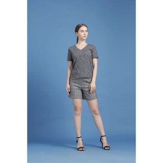 [Mã FASHIONMALLT4 giảm 15% đơn 150k] Áo thun tay ngắn nữ Callia Lisa Tee (Trắng/Xám)