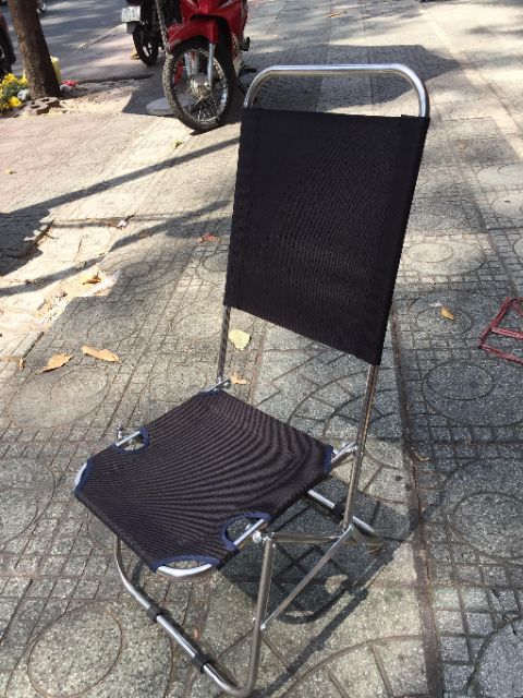 Ghế cafe xếp lưng cao 85cm