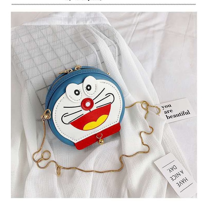 Nguyên Liệu DIY Làm Túi Handmade ❤️ Túi Đeo Chéo Hình Doraemon Dễ Thương