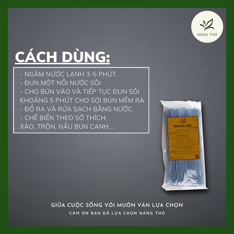 ĐẶC SẢN BÚN GẠO LỨC HOA ĐẬU BIẾC CAO BẰNG - 1000gr EAT CLEAT