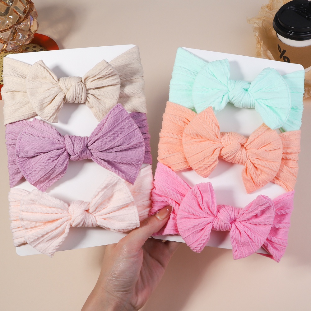 Set 3 băng đô vải KIDSBOWS xinh xắn cho bé gái