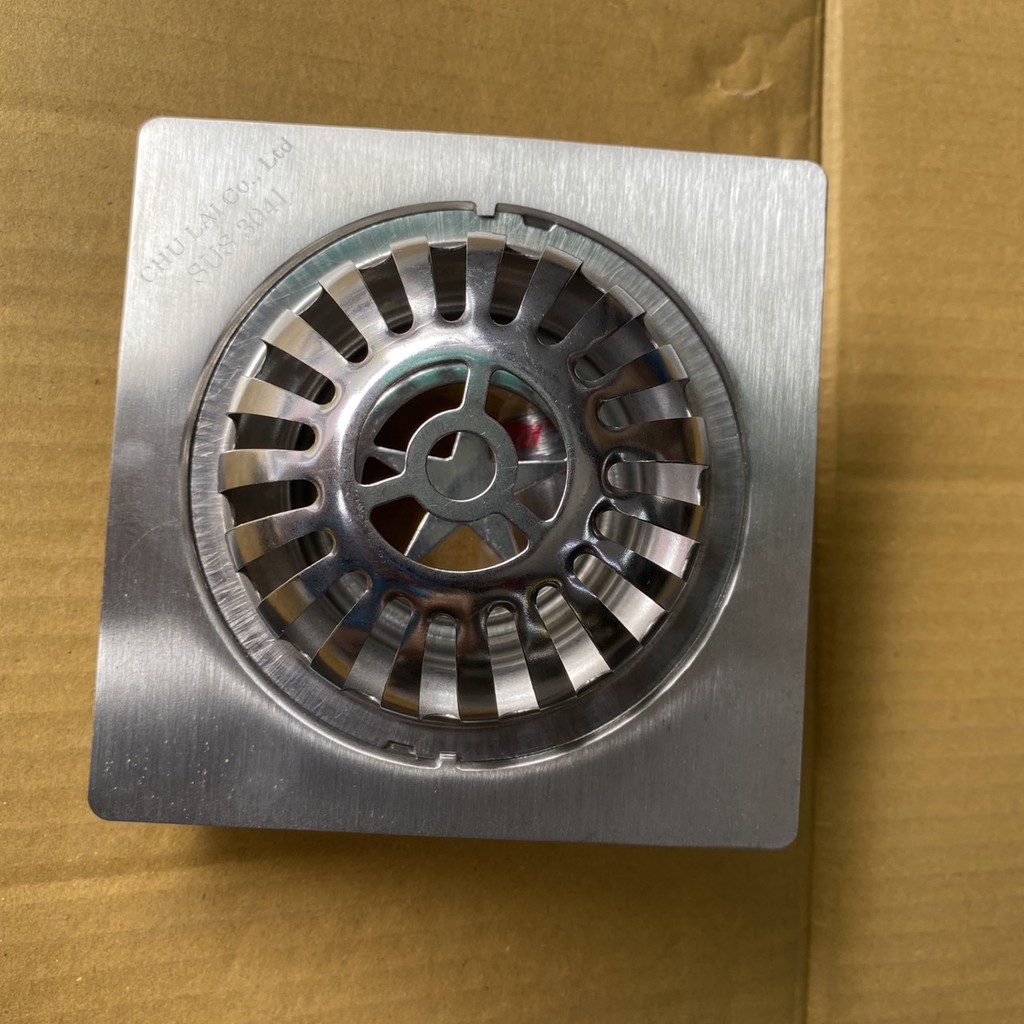 Cầu thoát nước sân thượng ban công inox 304 100% loại tốt hàng đẹp dày 1.5 ly