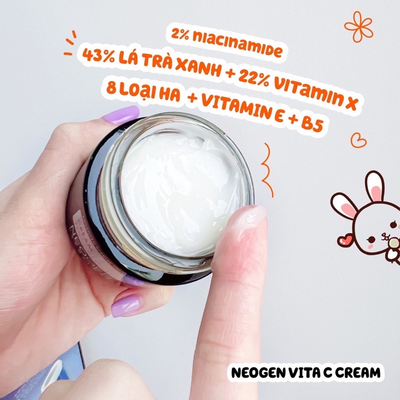 Kem Dưỡng Vitamin C Dưỡng Sáng Giảm Viêm Neogen Real Vita C Cream 50ml